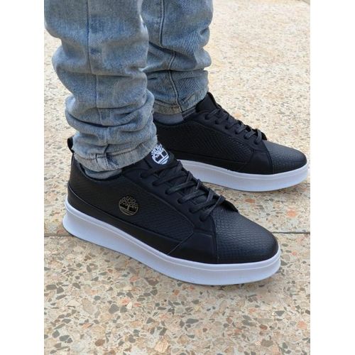 Men’s Stylish Leather Casual Sneakers - Image 2